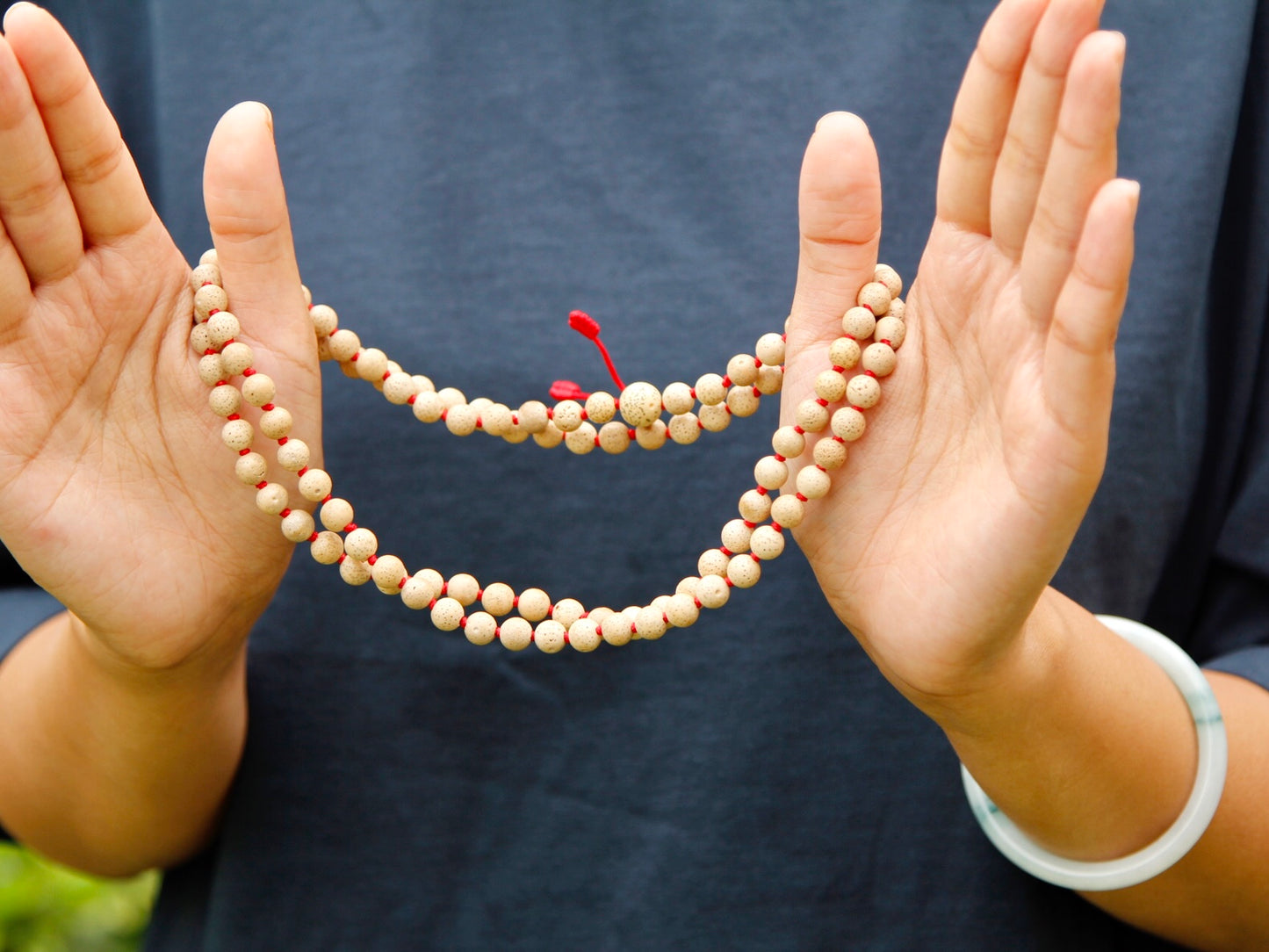 Knotted Lotus Seed Mala