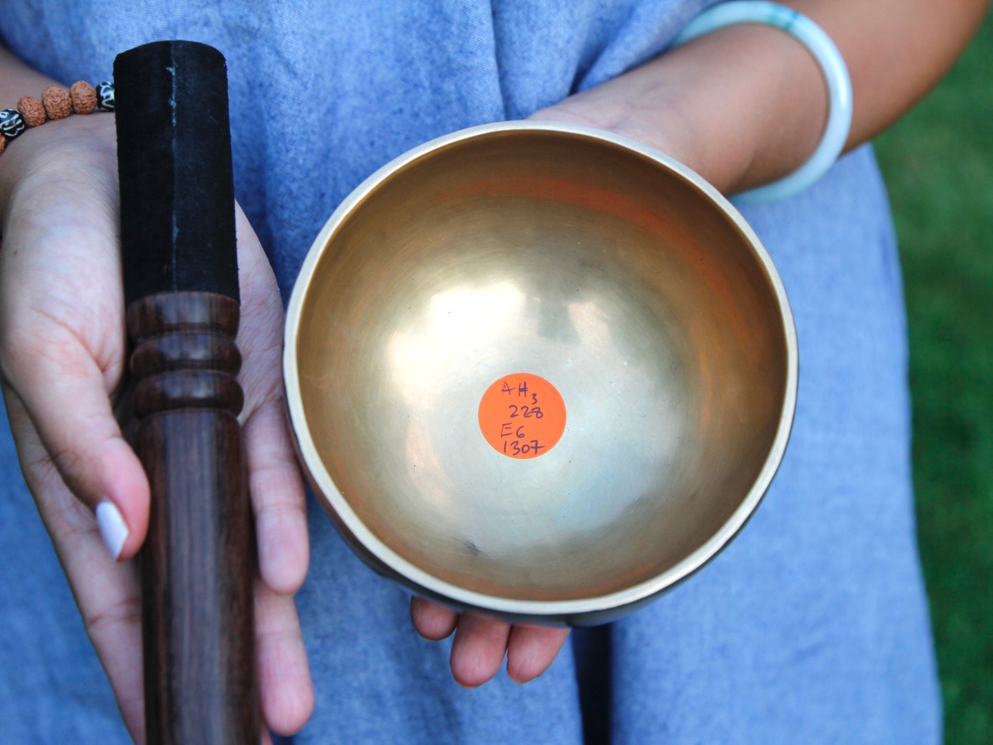 Small Contemporary Flow Singing Bowl - Base note A#3 228 Hz