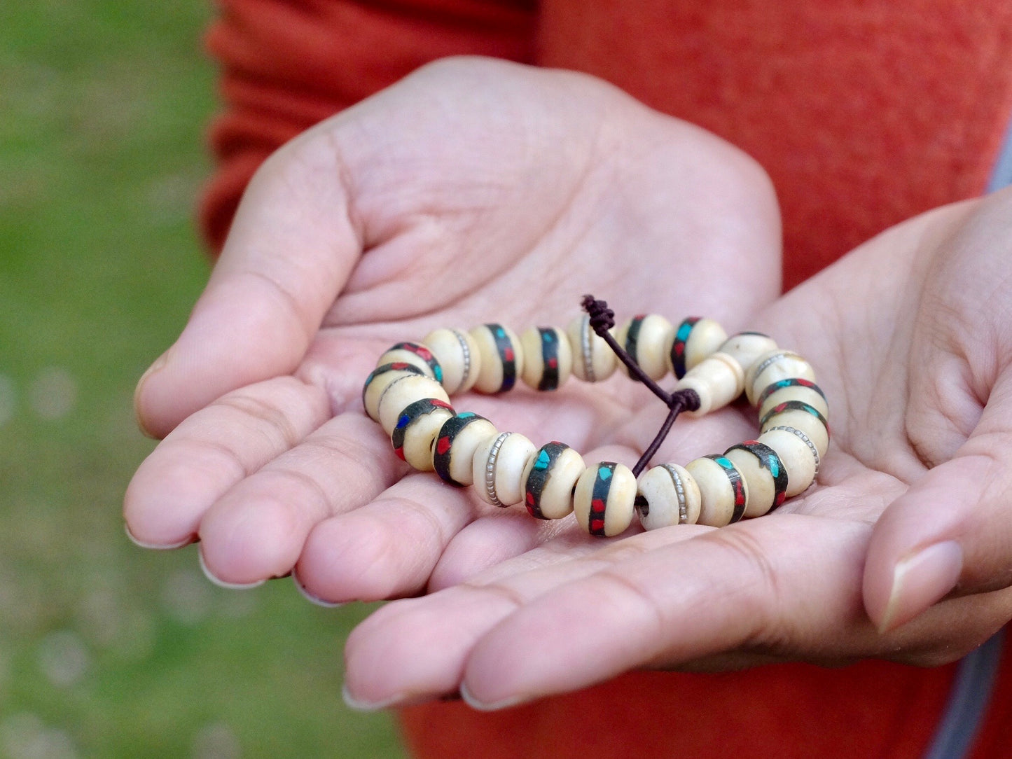 Yak Bone Mala Bracelet