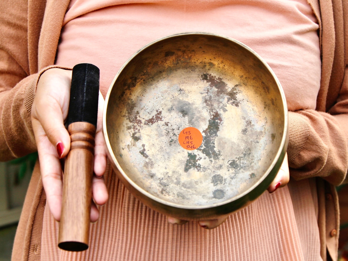 Remuna Singing Bowl - Base note G3 (196 Hz)