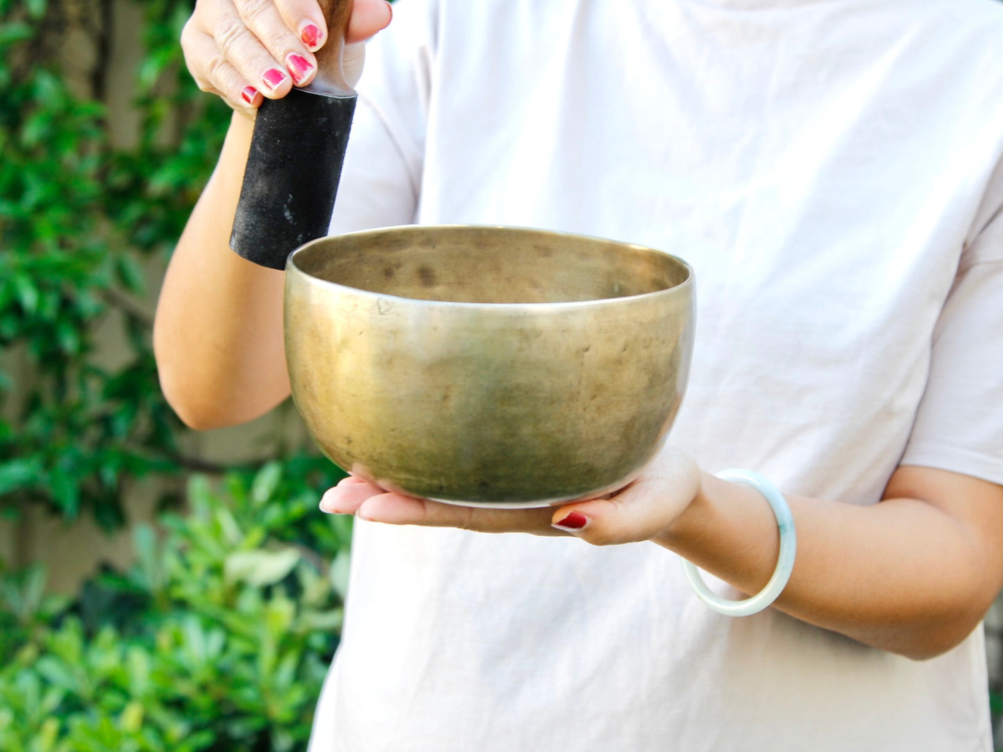 Old 'Tara' Singing Bowl - Base Note A#3 (283 Hz)