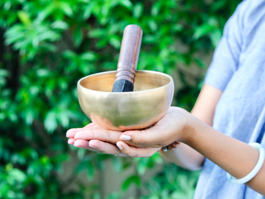 Small Contemporary Flow Singing Bowl - Base note A#3 228 Hz