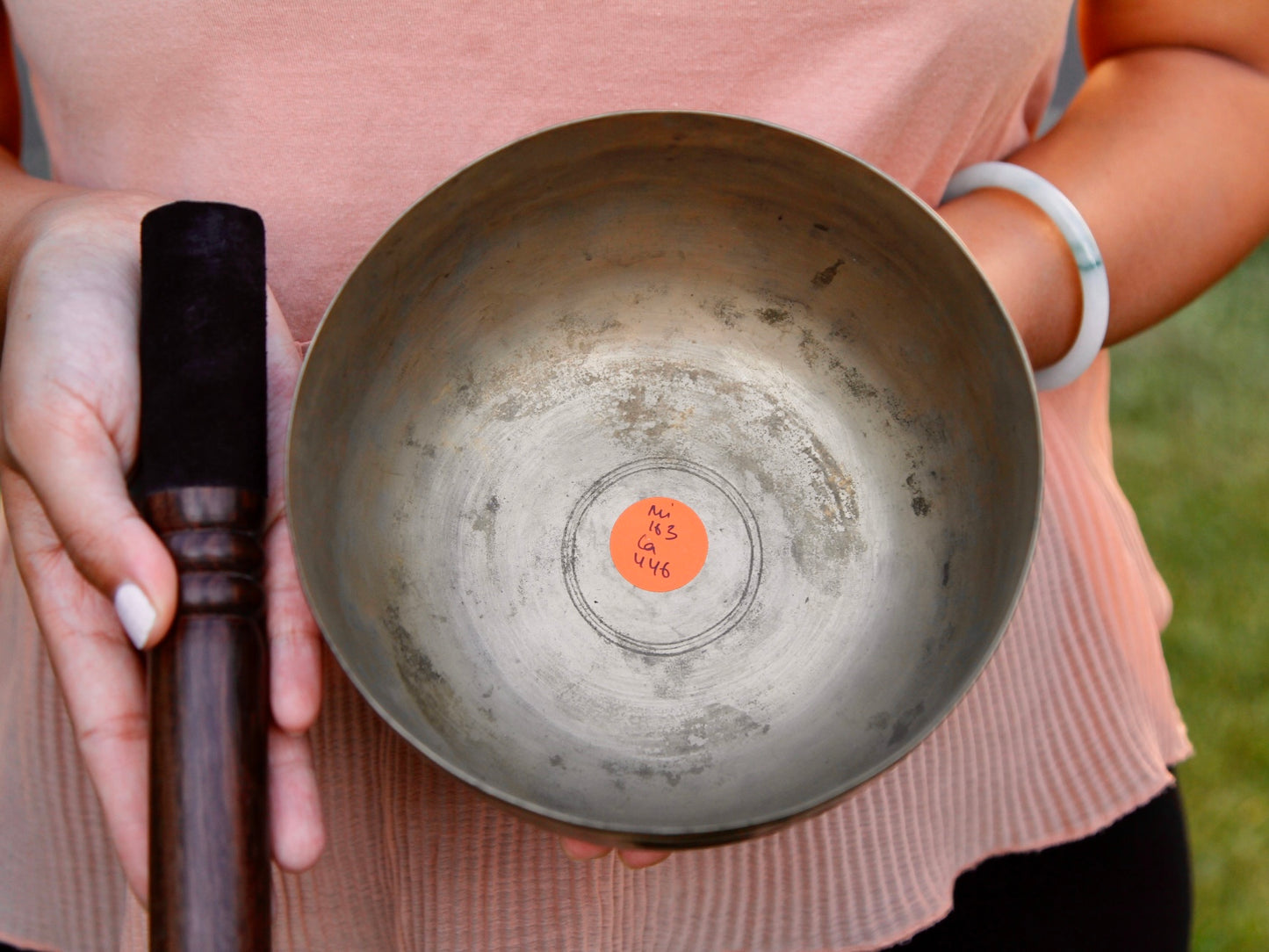 Old 'Tara' Singing Bowl - Base Note E (163 Hz)