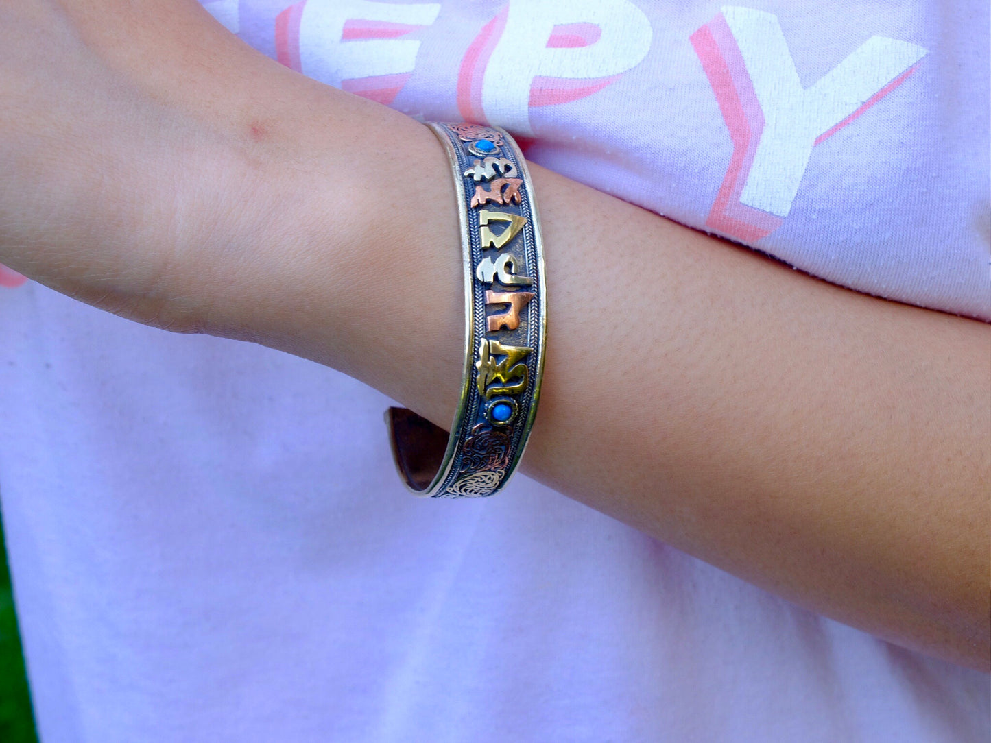 Two Tone Compassion bracelet