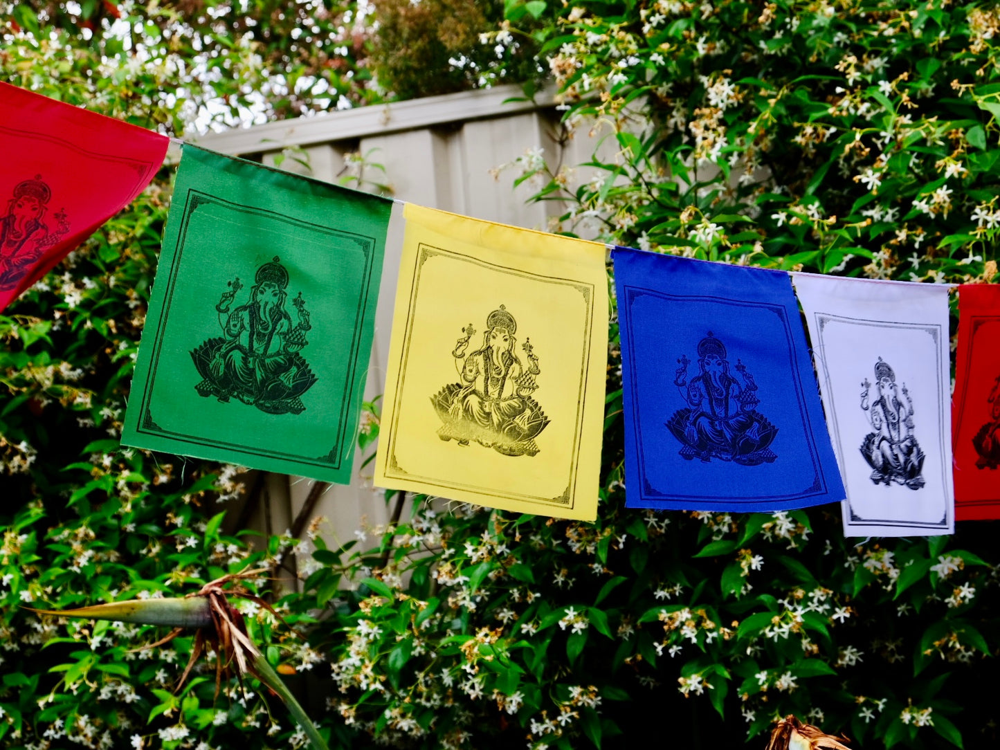 Ganesha Prayer Flags - 1.5 metres long