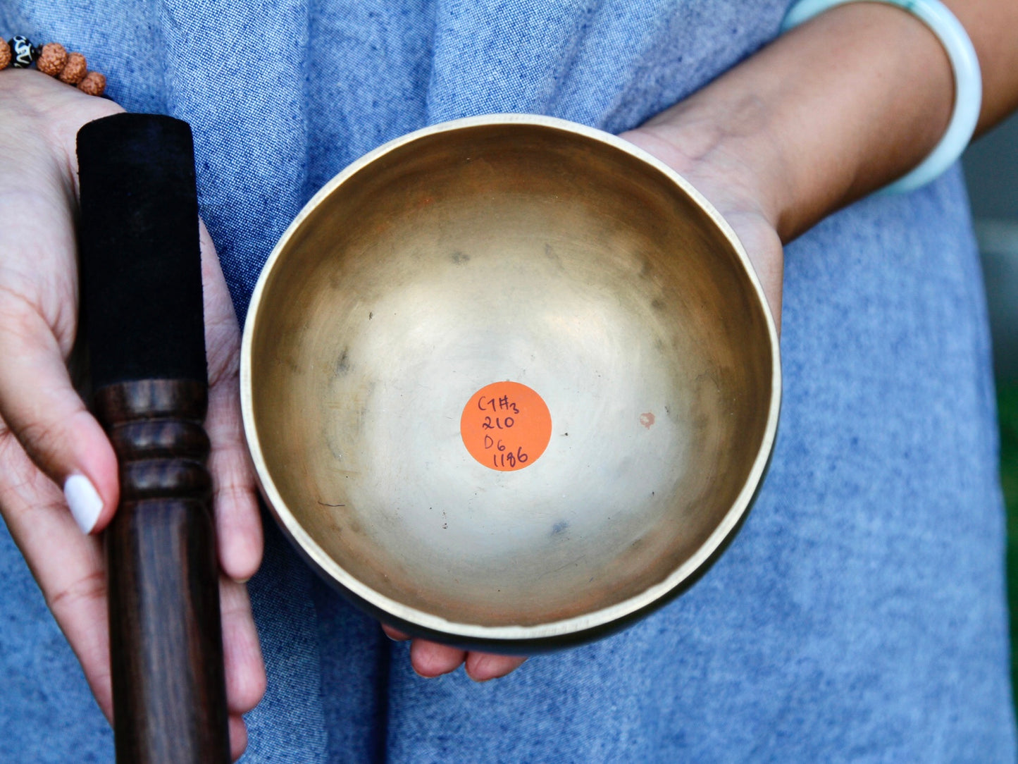 Small Contemporary Flow Singing Bowl - Base note G#3 210 Hz