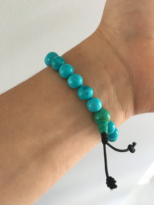 Turquoise Mala Bracelet