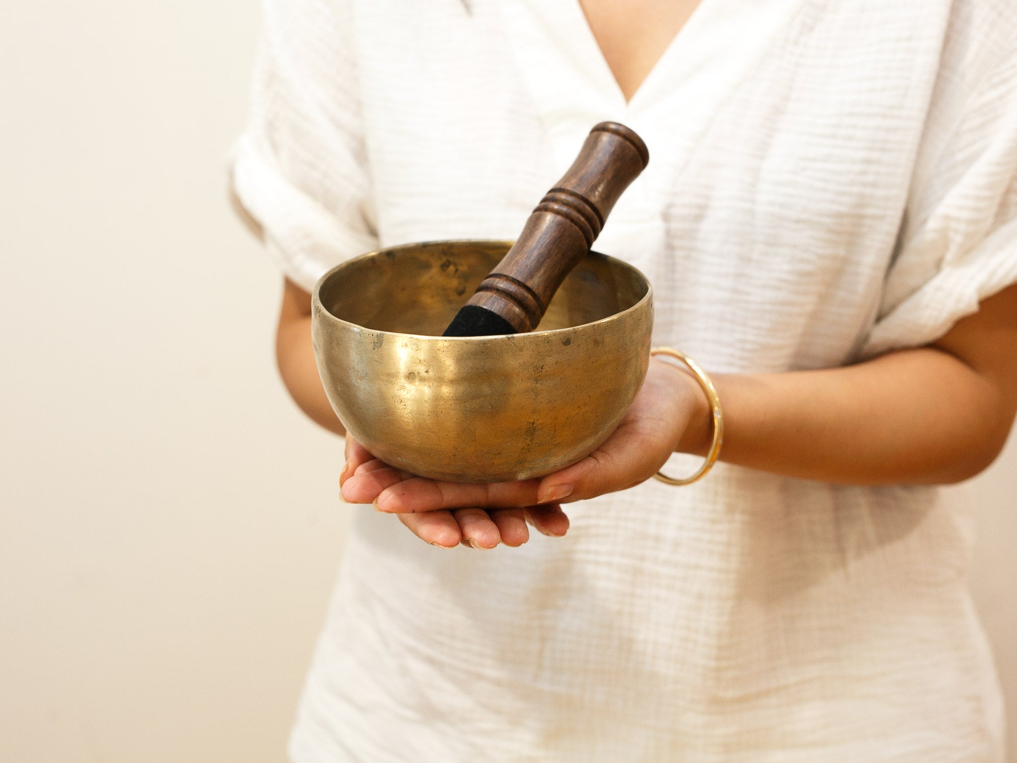 Small Tara Singing Bowl - Base Note D#4 (312 Hz) - Tibet Shop Sydney