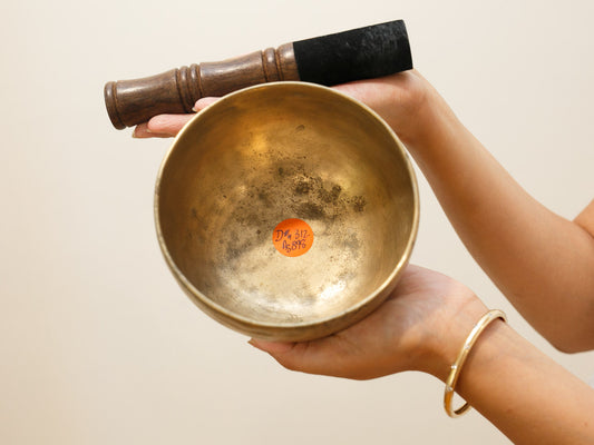 Small Tara Singing Bowl - Base Note D#4 (312 Hz)
