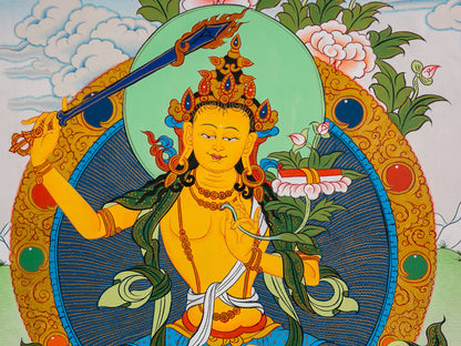 Original Manjushri Thangka