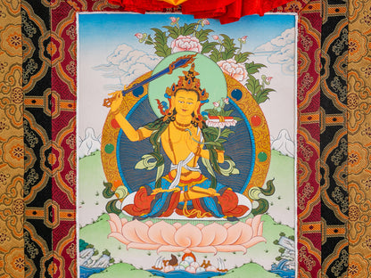 Original Manjushri Thangka