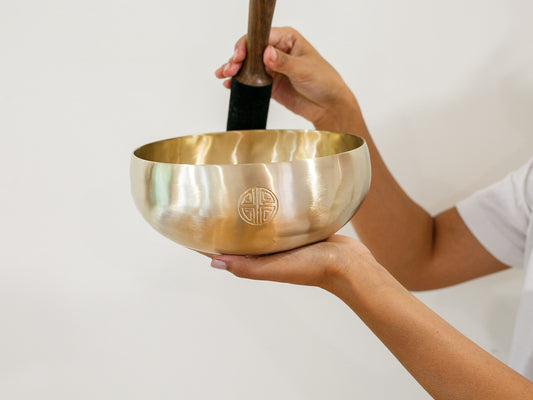 19.5 cms Easy Play Singing Bowl – D#3 156 Hz