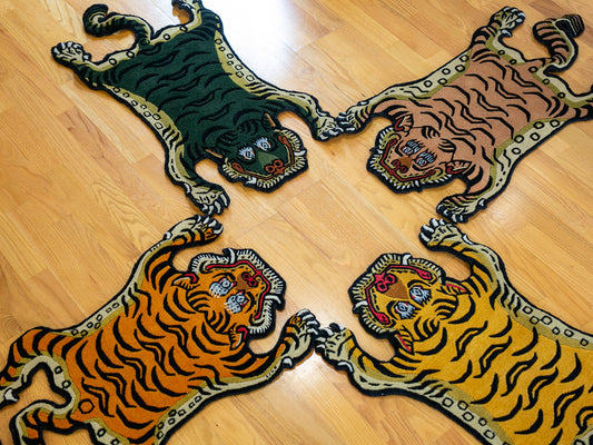 Medium Tibetan Tiger Rug (4 colours)