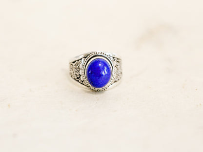 Lapis Lazuli Sterling Silver Ring