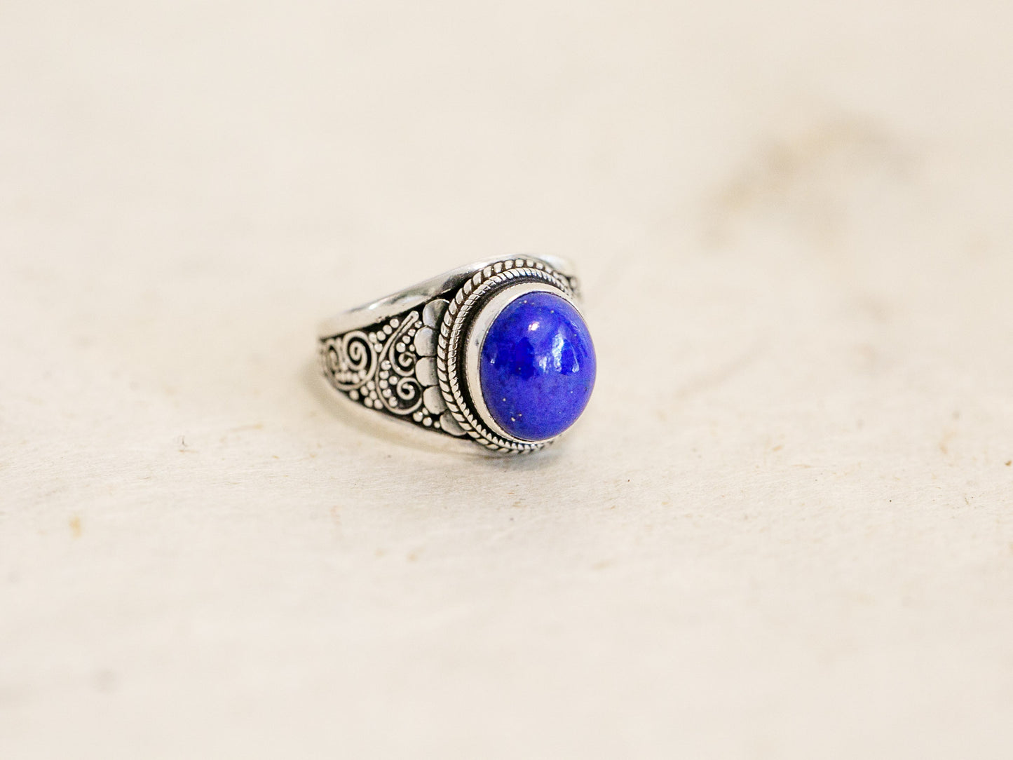 Lapis Lazuli Sterling Silver Ring