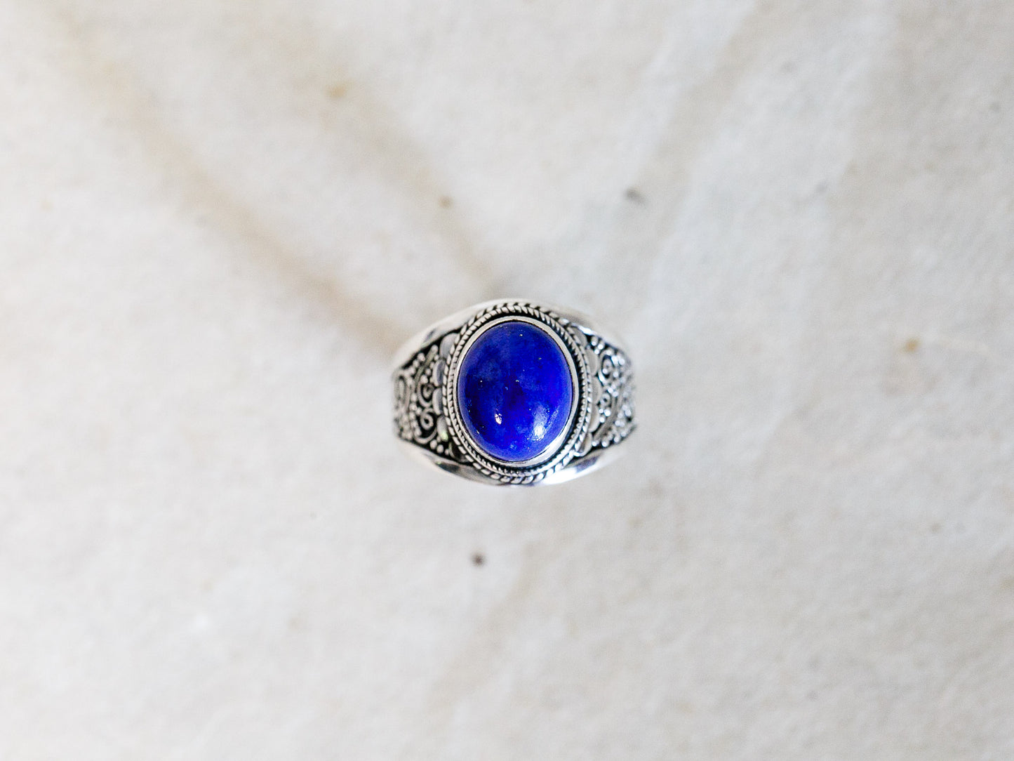 Lapis Lazuli Sterling Silver Ring