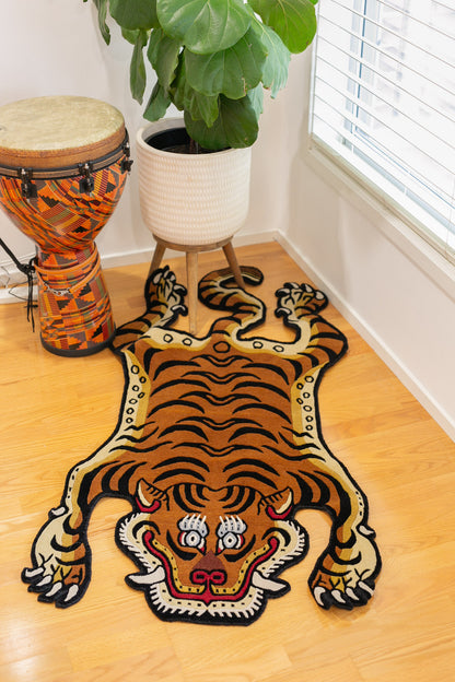 Large Tibetan Tiger Rug (2 colours)