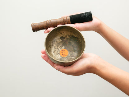 Small Tara Singing Bowl - Base Note A#4 (456 Hz)