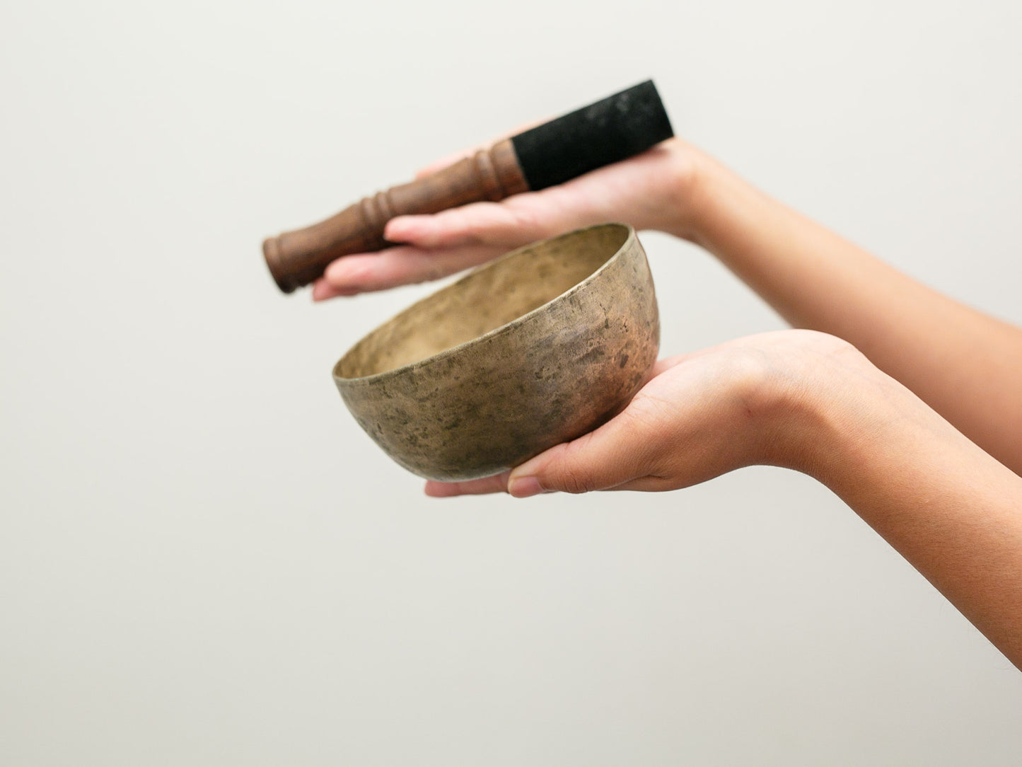 Small Tara Singing Bowl - Base Note A#4 (456 Hz)