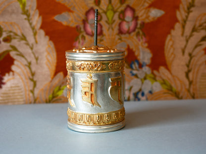 Spinning Table Top Mani Prayer Wheel