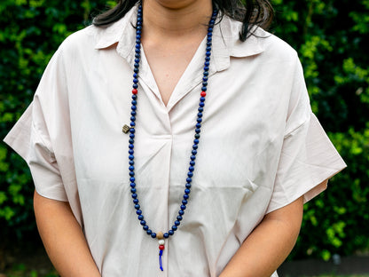 Custom Lapis Lazuli Mala #2