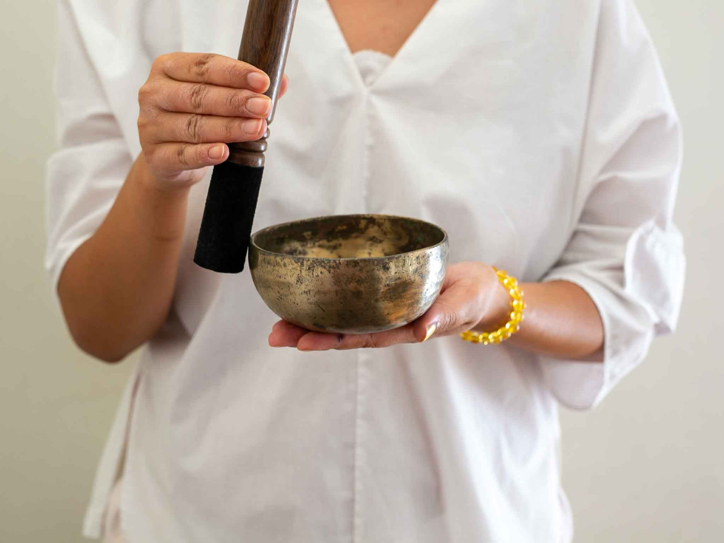 Small Tara Singing Bowl - Base Note A#4 (472 Hz)