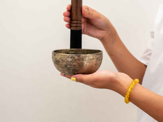 Small Tara Singing Bowl - Base Note A#4 (472 Hz)
