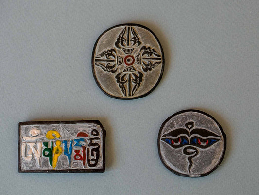 Carved Stone - Fridge Magnet