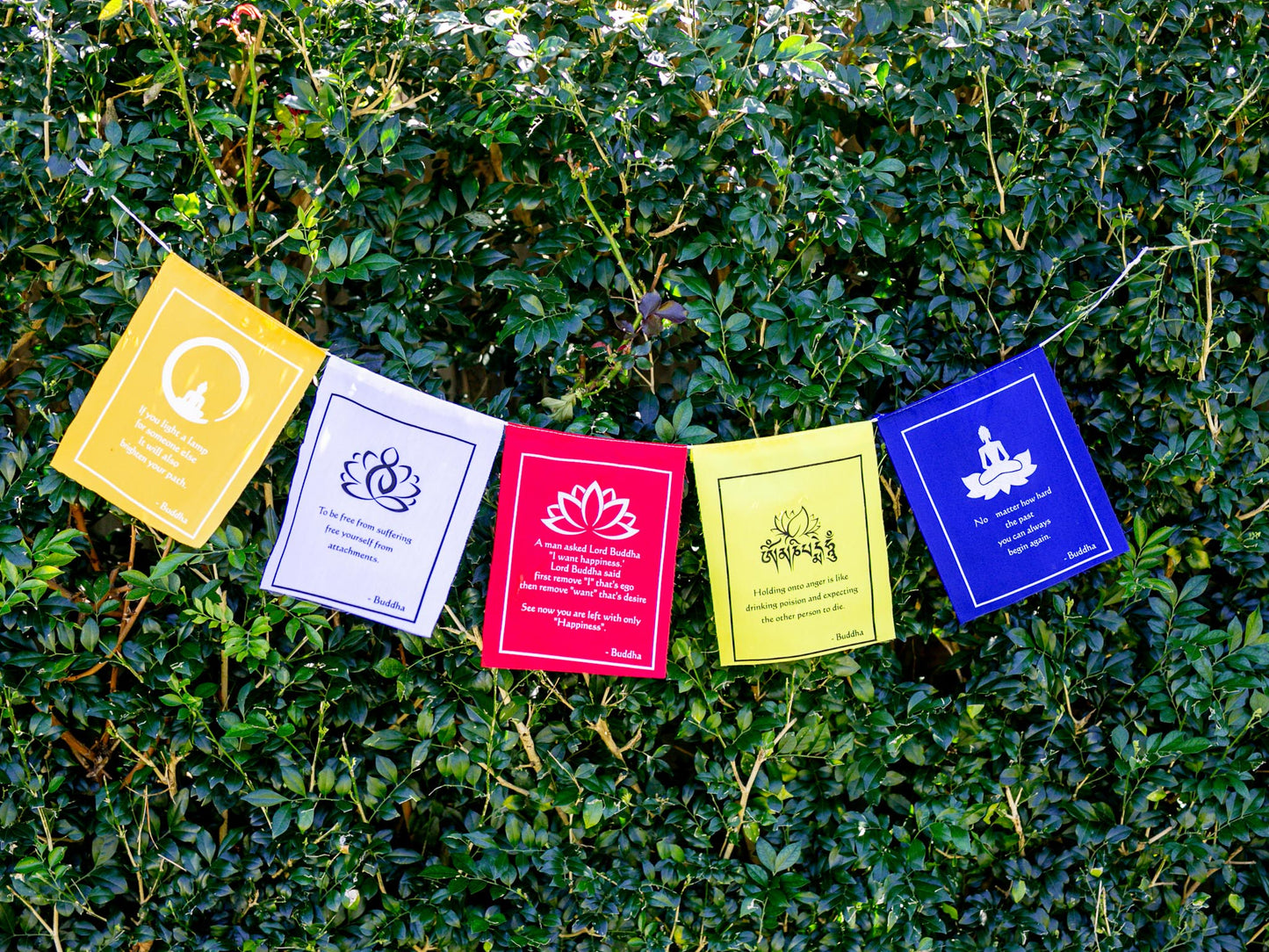 Buddha Quotes Prayer Flags