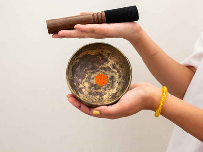Small Tara Singing Bowl - Base Note A#4 (472 Hz)