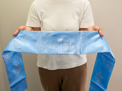 Short Mongolian Khatak Scarf