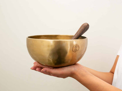 Hand Hammered Moon Singing Bowl - Base Note A3 224 Hz