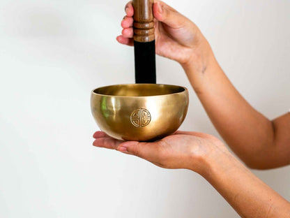 Hand Hammered Moon Singing Bowl - Base Note C5 510 Hz