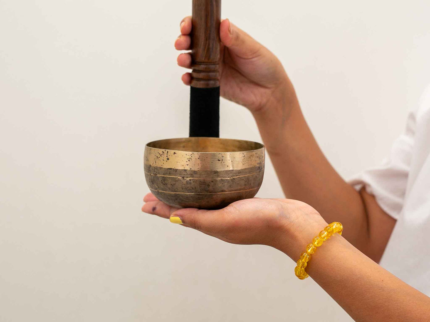 Small Tara Singing Bowl - Base Note D#4 (312 Hz)