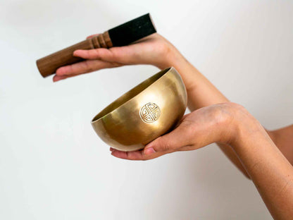 Hand Hammered Moon Singing Bowl - Base Note C5 510 Hz