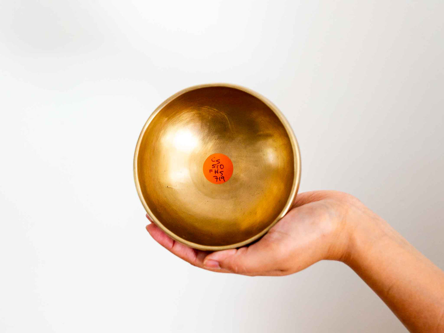 Hand Hammered Moon Singing Bowl - Base Note C5 510 Hz