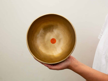 Hand Hammered Moon Singing Bowl - Base Note A3 224 Hz
