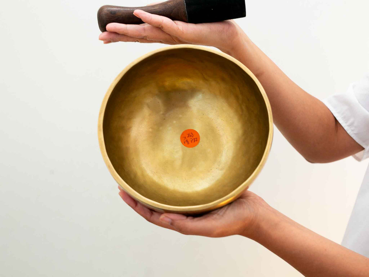 Hand Hammered Singing Bowl - Base Note C4 258 Hz