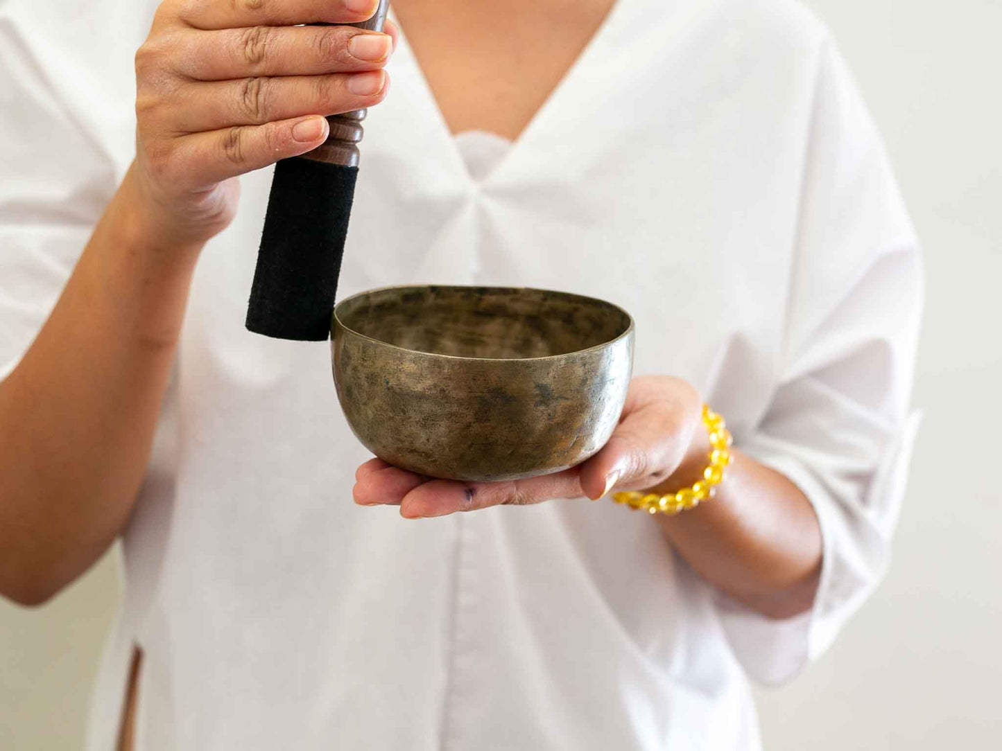 Small Tara Singing Bowl - Base Note F#4 (365 Hz)