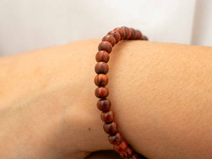 Mini Red Sandalwood Mala Bracelet