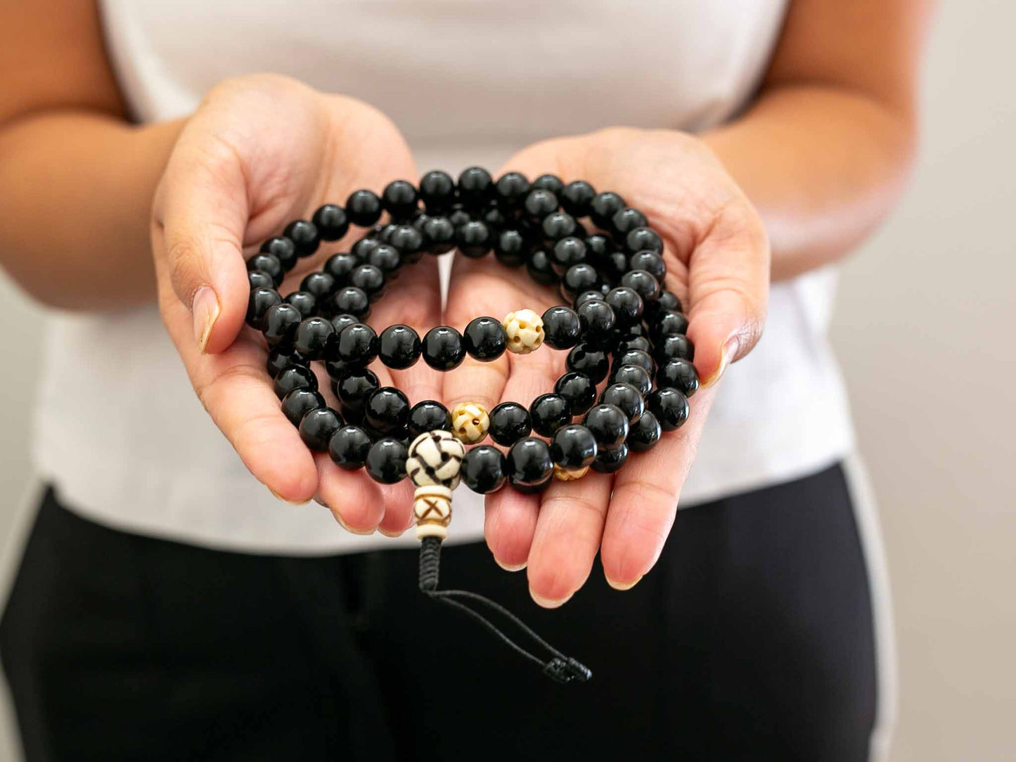 Long Black Onyx Mala