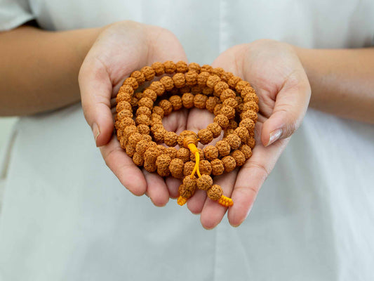 5 Face Rudraksha Mala Beads