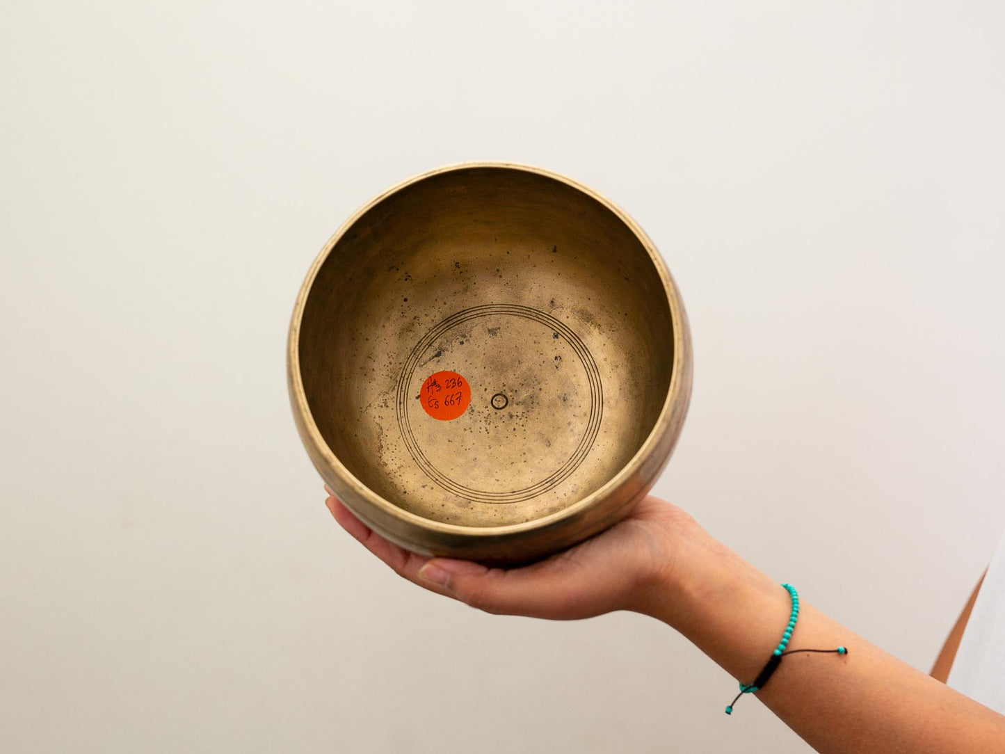 Unusual Singing Bowl A#3 236 Hz