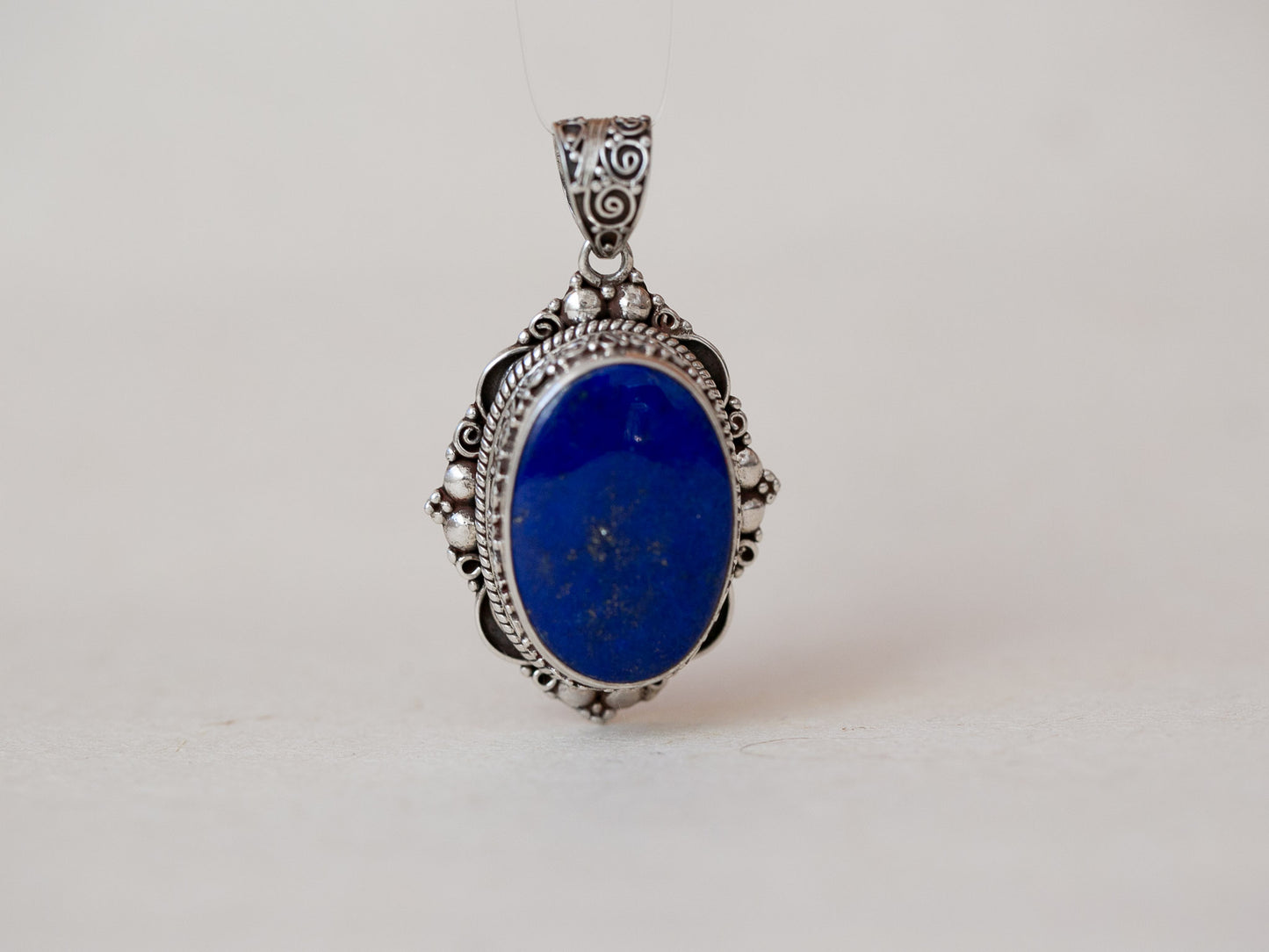 Lapis Lazuli Silver Pendant