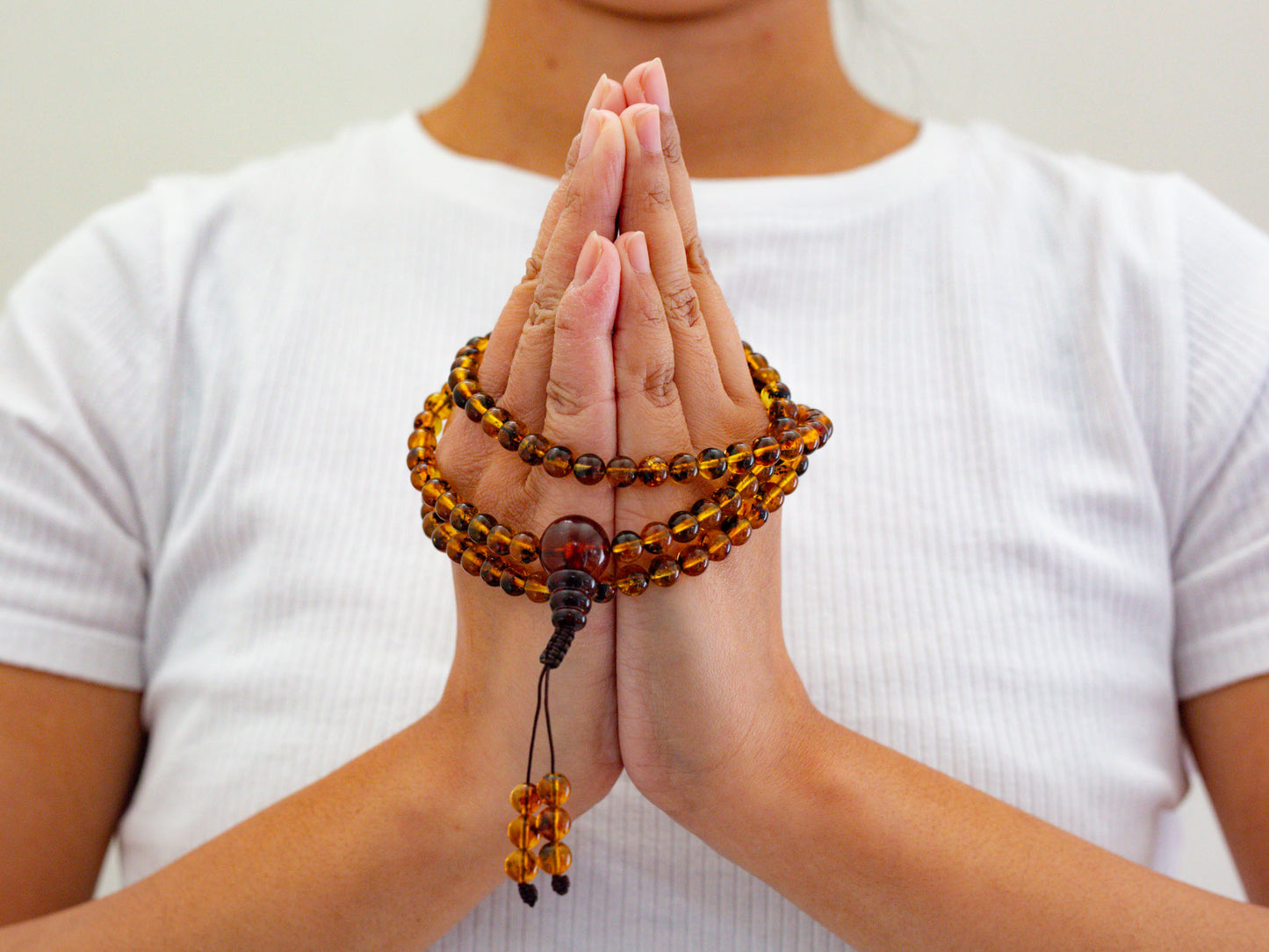 Dark Honey Amber Mala