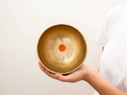 Hand Hammered Moon Singing Bowl - Base Note E4 333 Hz
