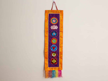 7 Chakras - Embroidered Wall Hanging