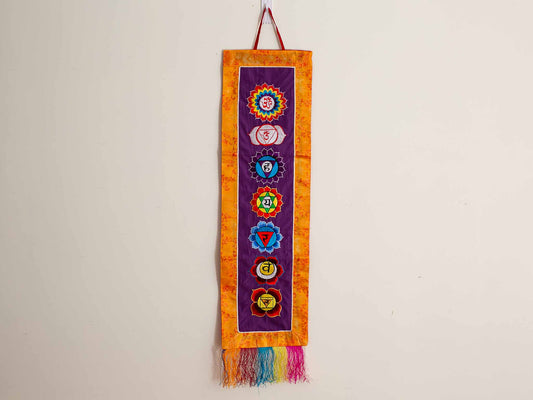 7 Chakras - Embroidered Wall Hanging