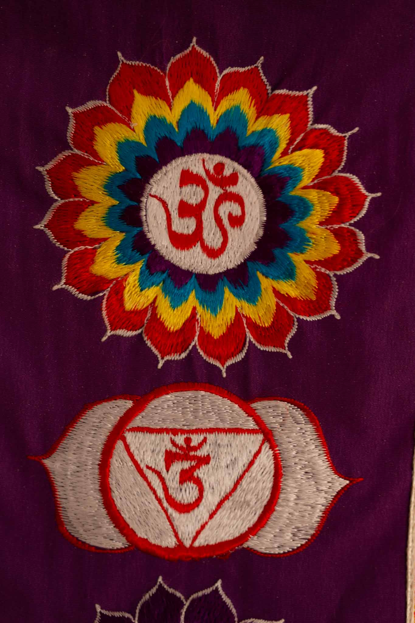 7 Chakras - Embroidered Wall Hanging