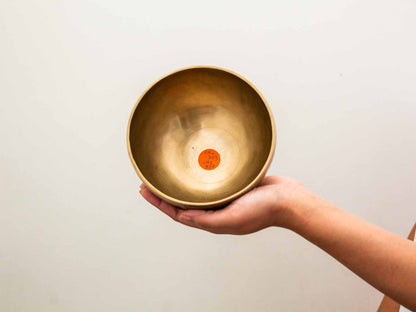 Small Hand Hammered Singing Bowl - Base note D#4 (303)